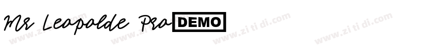Mr Leopolde Pro字体转换
